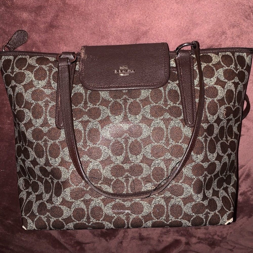 Vintage Coach Monogram Tote bag